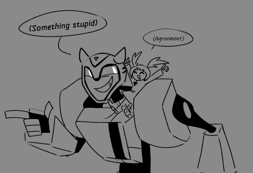 a drawing of bumblebee and sari